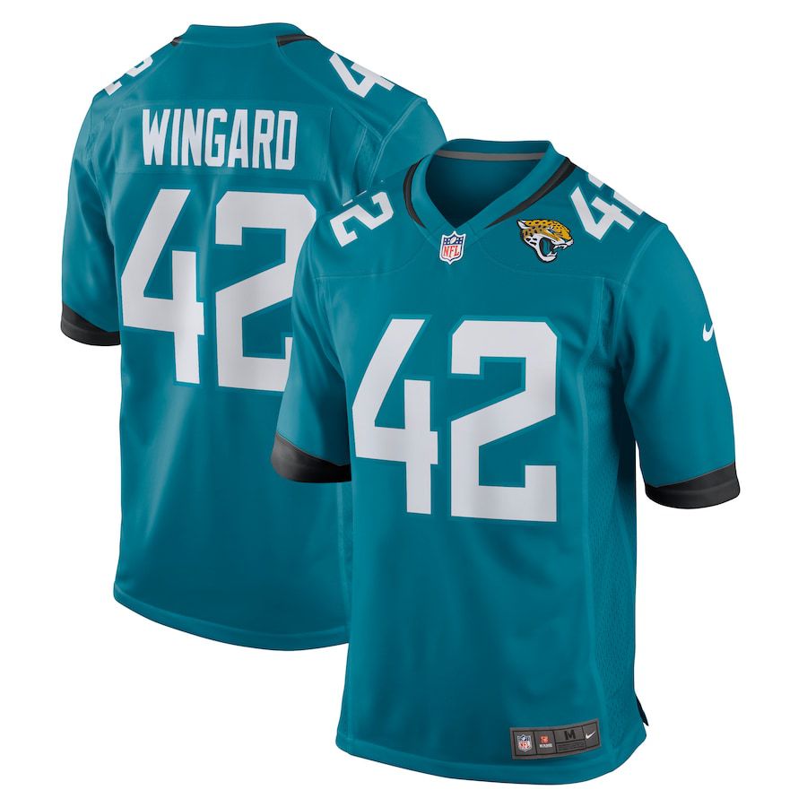 Men Jacksonville Jaguars #42 Andrew Wingard Nike Green Game NFL Jersey->jacksonville jaguars->NFL Jersey